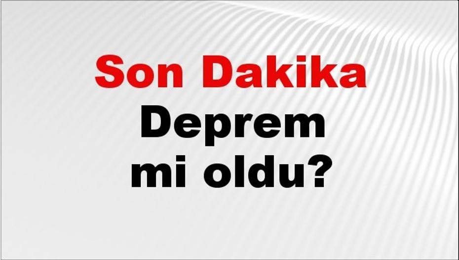 Hakkari'de 25 Temmuz 2026 Gününün Deprem Durumu Güncellendi