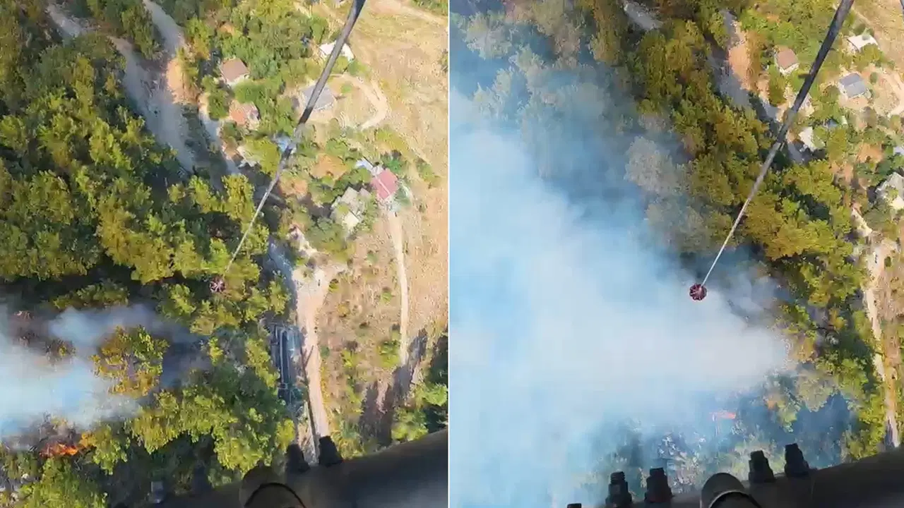 Antalya'nın Alanya ve Konyaaltı İlçelerinde Orman Yangınıyla Mücadele Sürüyor