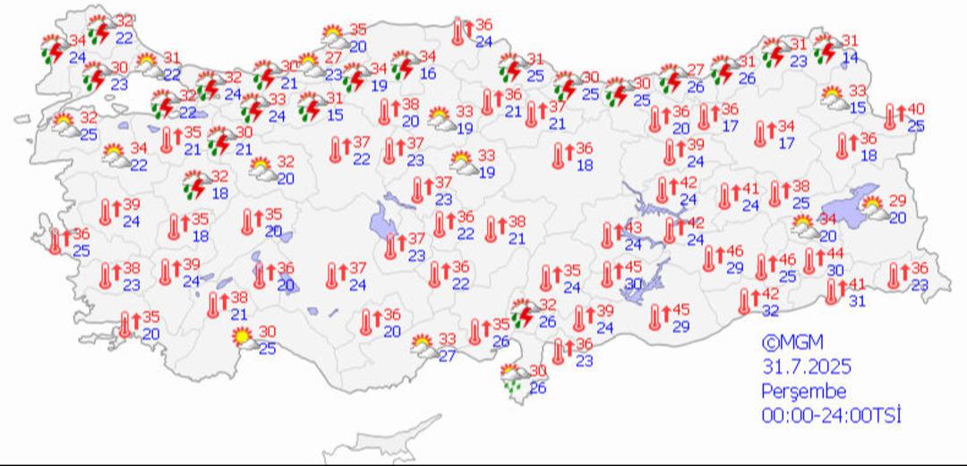 İstanbul'da yağmur var mı? Meteoroloji'den Türkiye Beklenen Hava Air Haberleri: Isı Molası Kavrulmuş ... 4