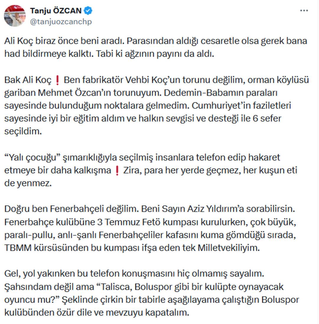 Talisca Boluspor'a sordu ve aslanın heykelini paylaştı! Tanju Özcan: 