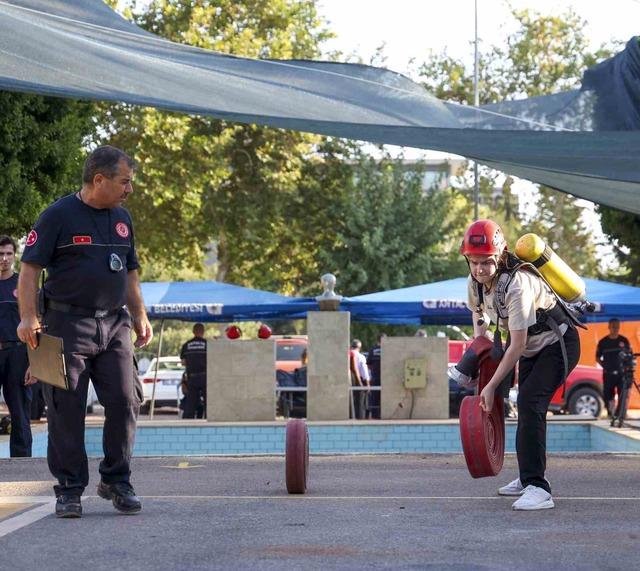 İtfaiye adaylarının zorlu pisti 4